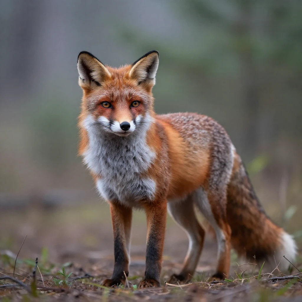 A richly detailed fox portrait generated locally with Kynd&rsquo;s streamed Z-Image engine